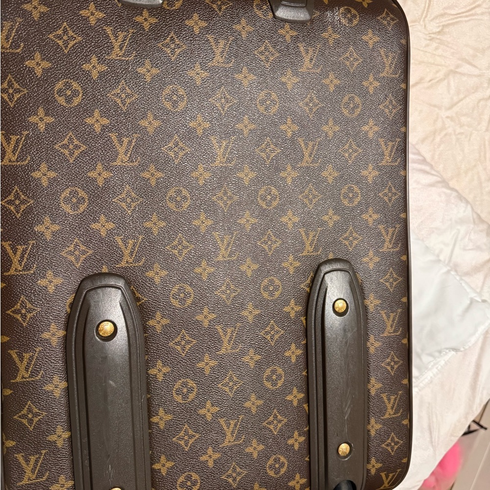 Louis Vuitton Monogram Canvas Brown & Tan Travel Bag 50 - Picture 2 of 13